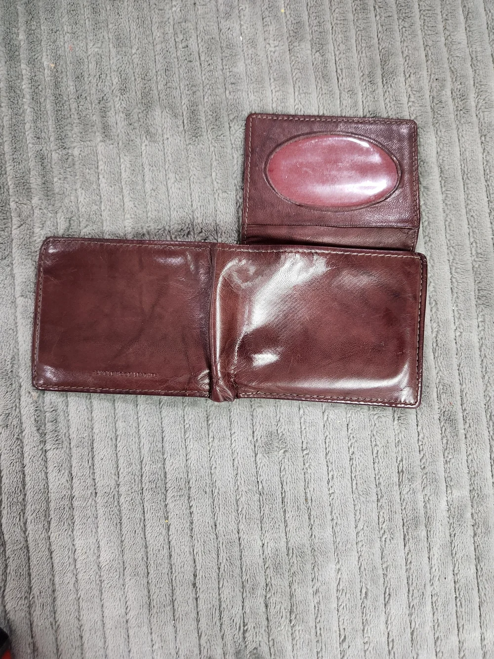 Brown Leather Bi-Fold Wallet